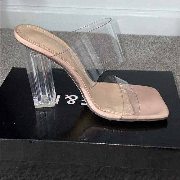 🤍Square Toe clear heels 🤍 (NEW) - Picture 3 of 4